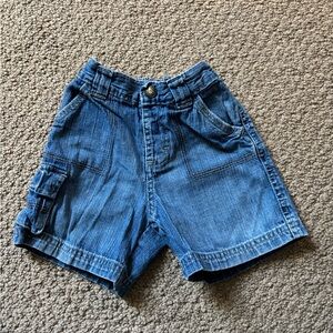 GAP Blue Denim Cargo Kids Shorts